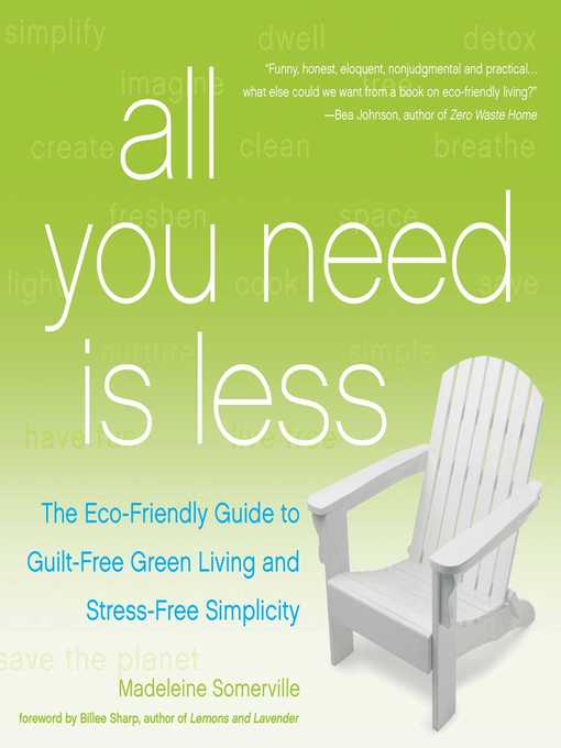 Title details for All You Need Is Less by Madeleine Somerville - Available